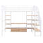 Lit mezzanine en métal avec escalier-730856035