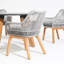 Chaise de patio avec coussin Medi