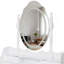 Ensemble de coiffeuse avec miroir et tabouret coussiné White Princess-357827481