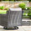 Ensemble de 2 chaises longues en rotin et osier Harperayne-978942664