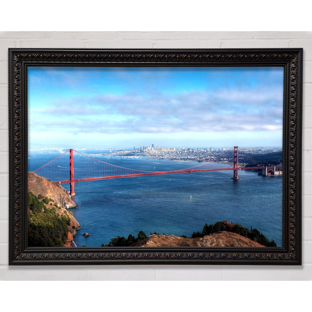 San Francisco Panorama - Einzelner Bilderrahmen Kunstdrucke