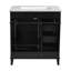 Meuble-lavabo de 30 pouces avec lavabo en céramique-2061263567