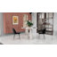 Chaise d'appoint rembourrée en velours noir Doop-842275920