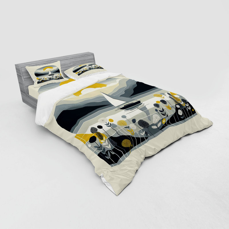 Polyester Duvet Cover, Queen Duvet Cover + 3 Additional Pieces