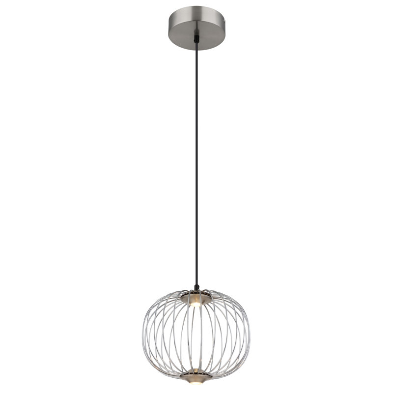 Asherman 1 - Light Natural LED Pendant, 37cm H x 36cm W