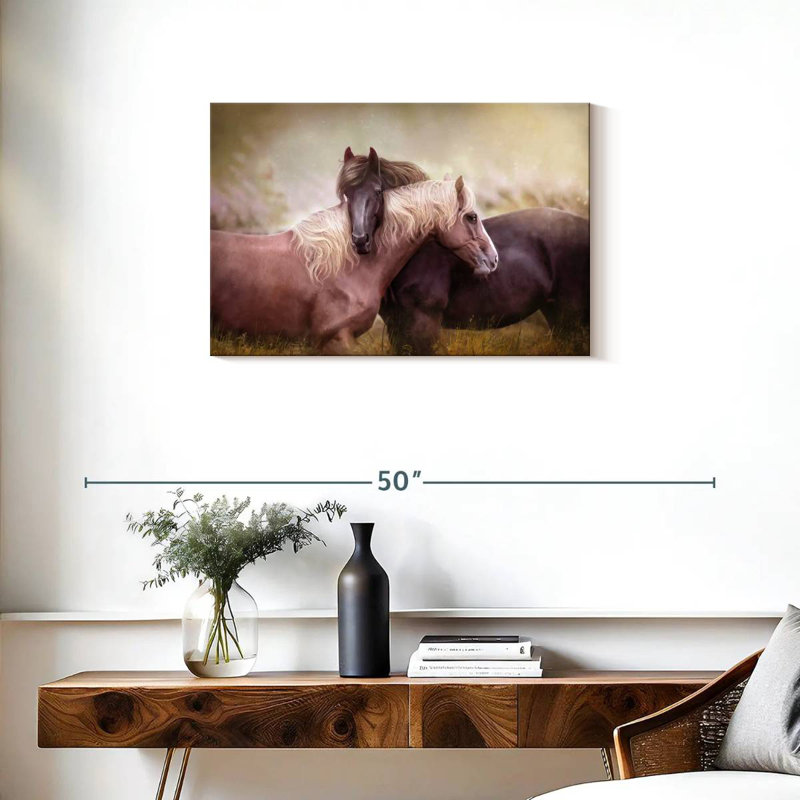 Brampt Illustrative Romantic Horse, 20" H x 30" W