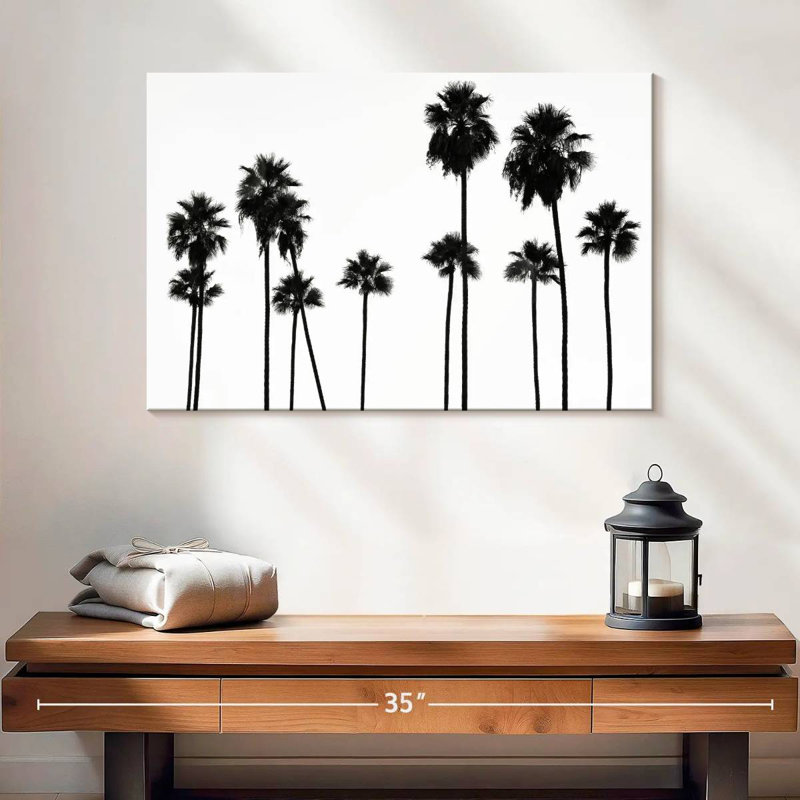 Harnek Black California - Palmiers L.A., H 16 po x l 24 po