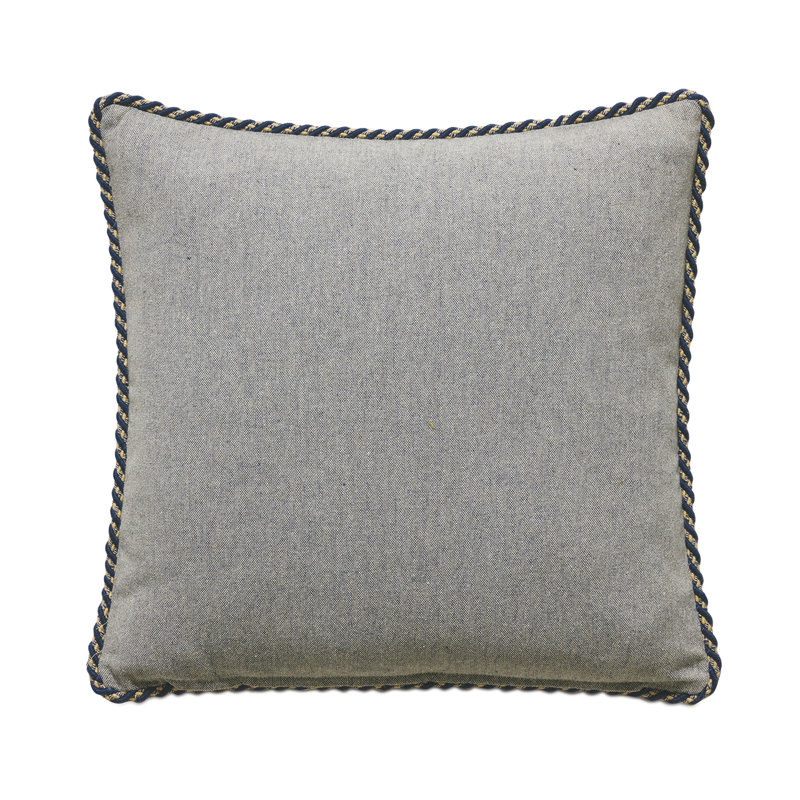 Arthur Square Pillow Cover & Insert, Faux down