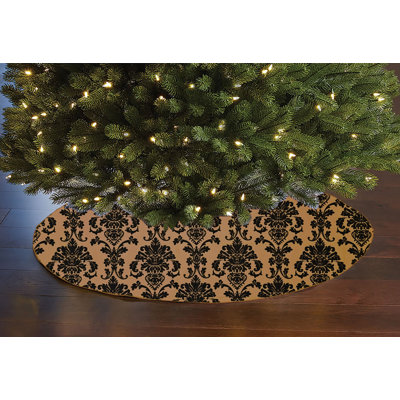 Jupe d'arbre de Noël 58 po Popeline