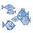 Kona Coast by Reyn Spooner Fishes Wall Decor Set of 3 - 18" x 16"