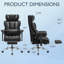 Big & Tall Style Executive High-Back Office Chair with Footrest and Lumbar Support-1033119708