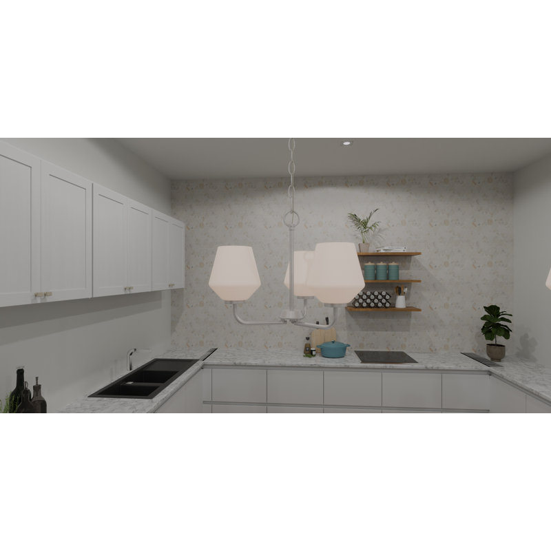 Sirkka 3 - Light Simple Pendant, Brushed Nickel
