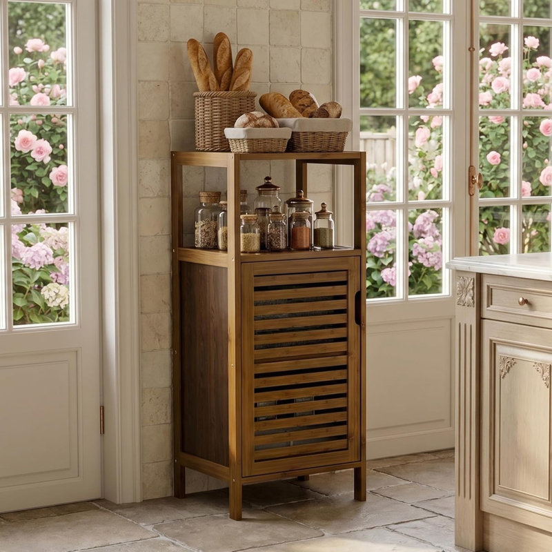 Bamboo Freestanding Bathroom Cabinet