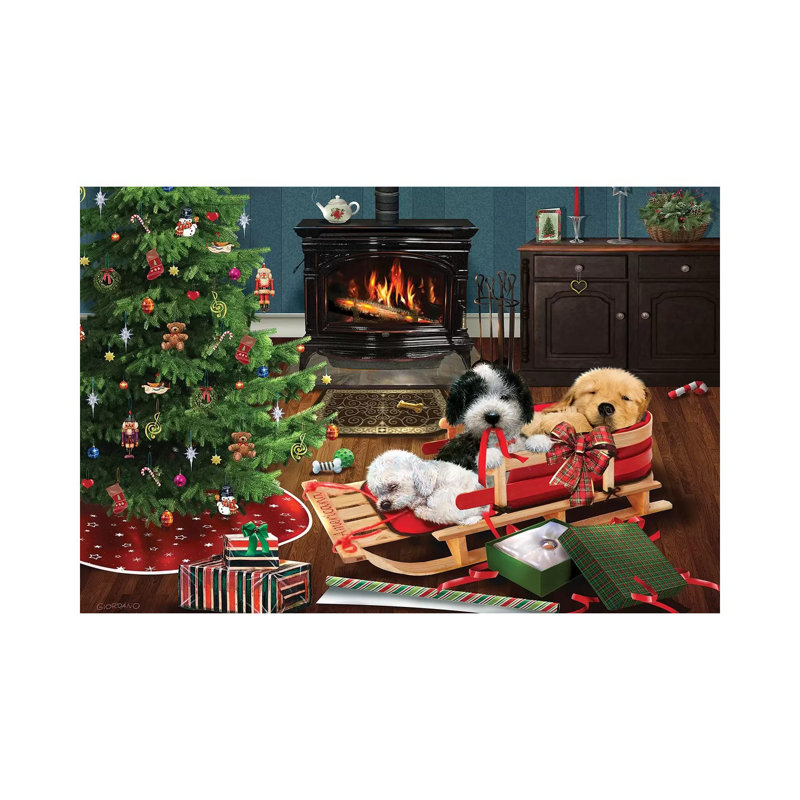 Sleepy Trio by Giordano Studios - Wrapped Canvas Print, 20.32 cm H x 30.48 cm W