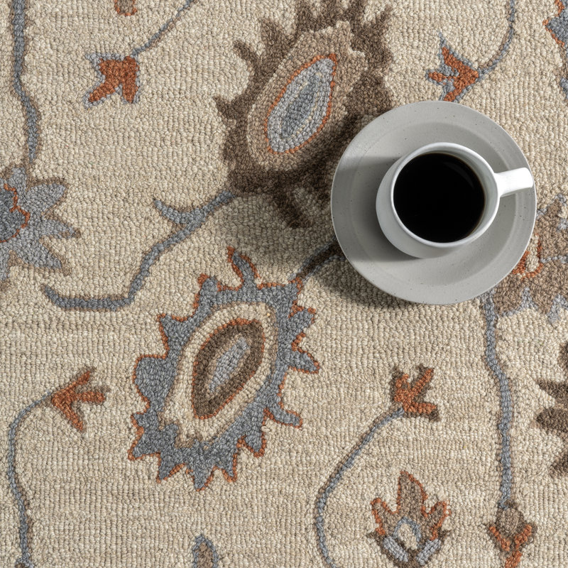 Tapis en laine Woodland, Rectangle 9 pi 6 po x 13 pi 6 po