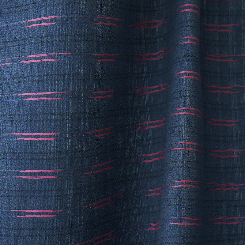 Ainsley Stripe Indoor/Outdoor Fabric, Blue/ Dark Blue/ White