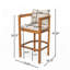 Tabouret d'extérieur en bois