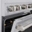 ZLINE 30 in. 4.2 cu. ft. 4 Burner Gas Range with Convection Gas Oven in Stainless Steel-1522941978