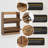 16 Pair Shoe Storage Cabinet, Farmhouse Shoe Storage Organizer Unit with 2 Flip Drawers