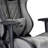 Techni Sport Adjustable Reclining Ergonomic Swiveling PC & Racing Game Chair in Gray