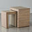 Sienna Nesting End Table-Walnut/Bone-Lg