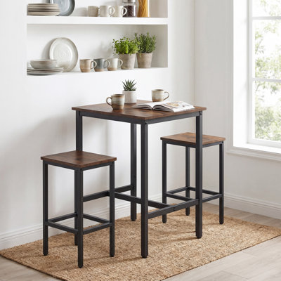 Mciver Metal Base Dining Table
