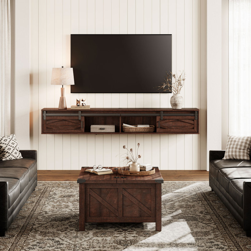 Ensemble de tables basses pour le salon, Marron foncé, Marron foncé