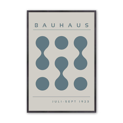 Tempête de Bauhaus bleu, impression I