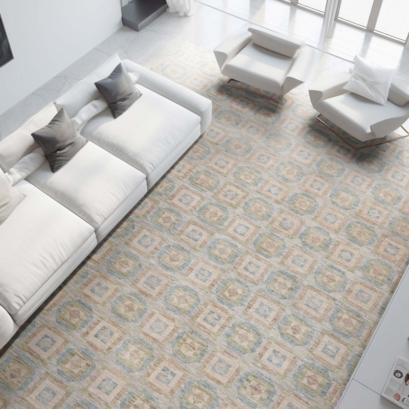 Wool Geometric Area Rug