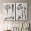 Black & White Protea on Linen I-Premium Gallery Wrapped Canvas -Ready to Hang-1619738185