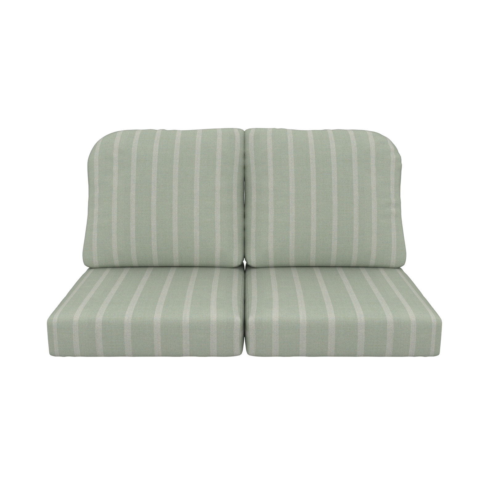 Amala Indoor/Outdoor Sunbrella® Loveseat Cushion, Sunbrella® Unwind Rainwashed