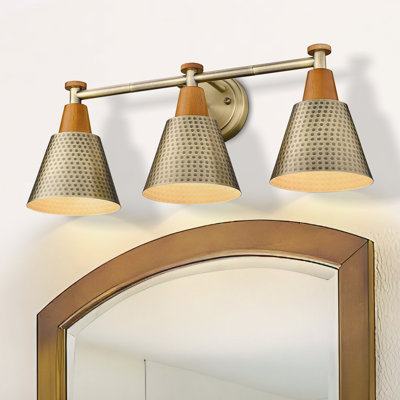 Éclairage pour meuble-lavabo à 3 lumières à intensité variable Hitterdal