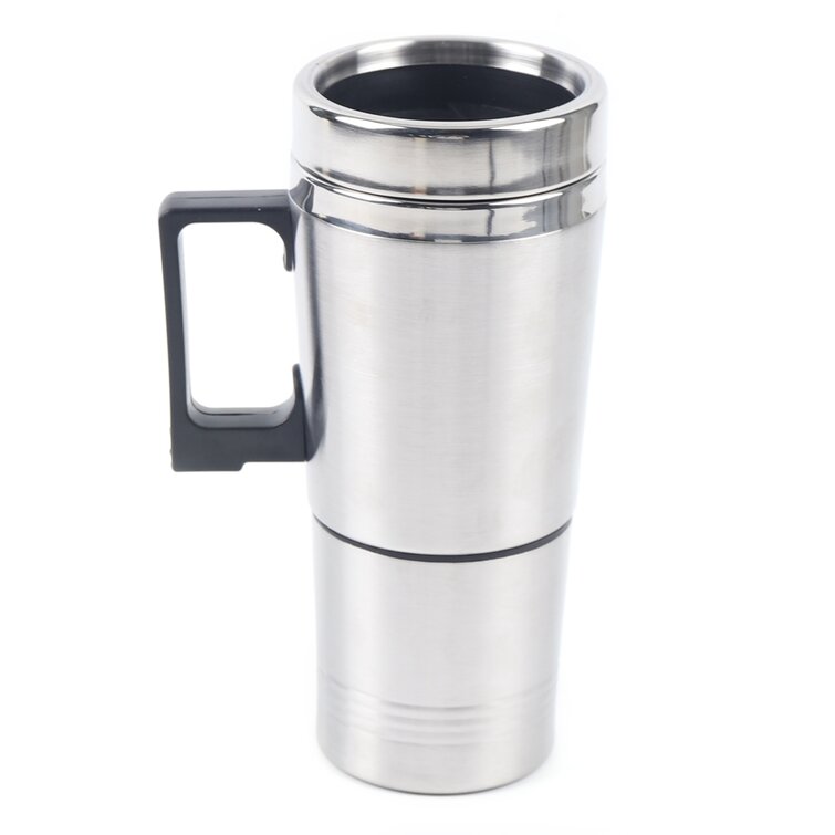 Prep & Savour Allysa Car Heating Water Cup Stainless Steel Travel