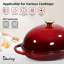 Four hollandais en fonte émaillée 6 pte Davivy rouge rubis-122589805