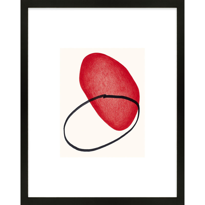 No. 226 Print by Katy Montica, Black Framed, 20" H x 16" W