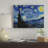 Wrapped Canvas Wall Art - Vincent Van Gogh 'Starry Night' Wall Art for Living Room, Bedroom, or Office Décor - 14x19-542900024-542900019-542900030