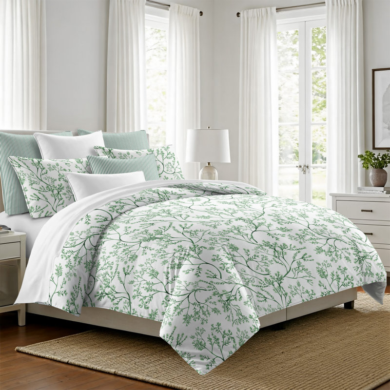 Tinsley Ivy Cotton Coverlet Set, Queen Coverlet + 7 Additional Pieces