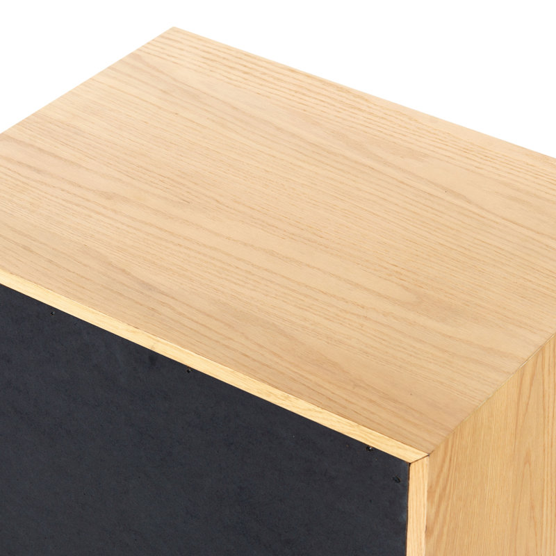 Chandri 2 - Drawer Nightstand, Natural/Black
