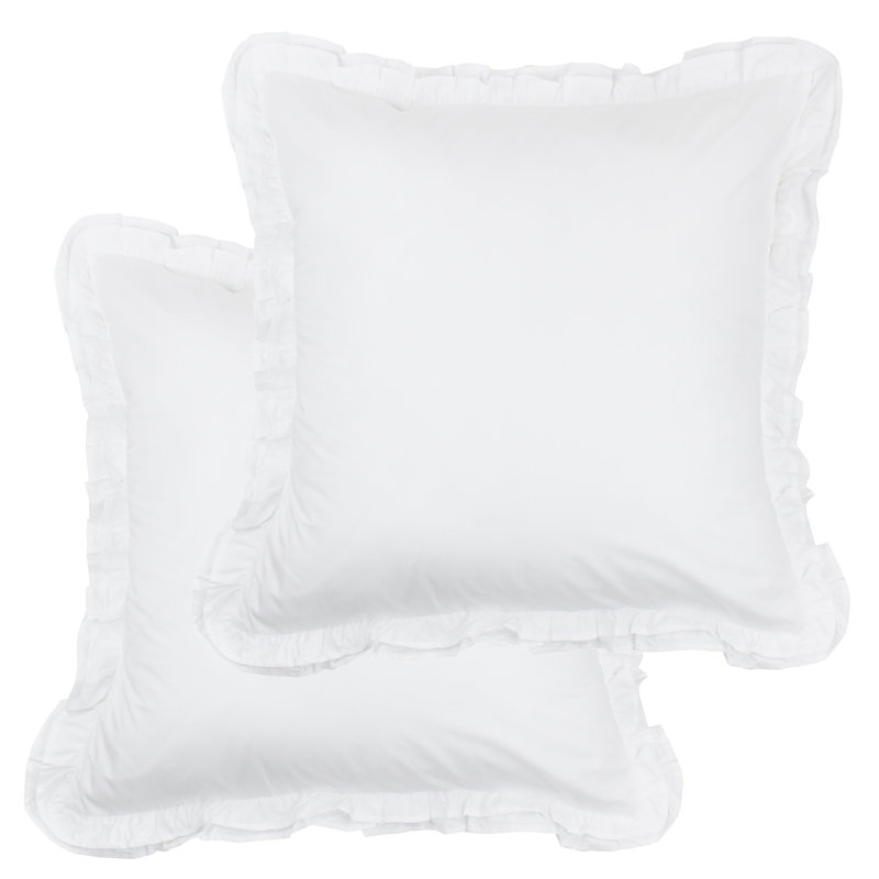 Taie décorative en coton percale Bayless