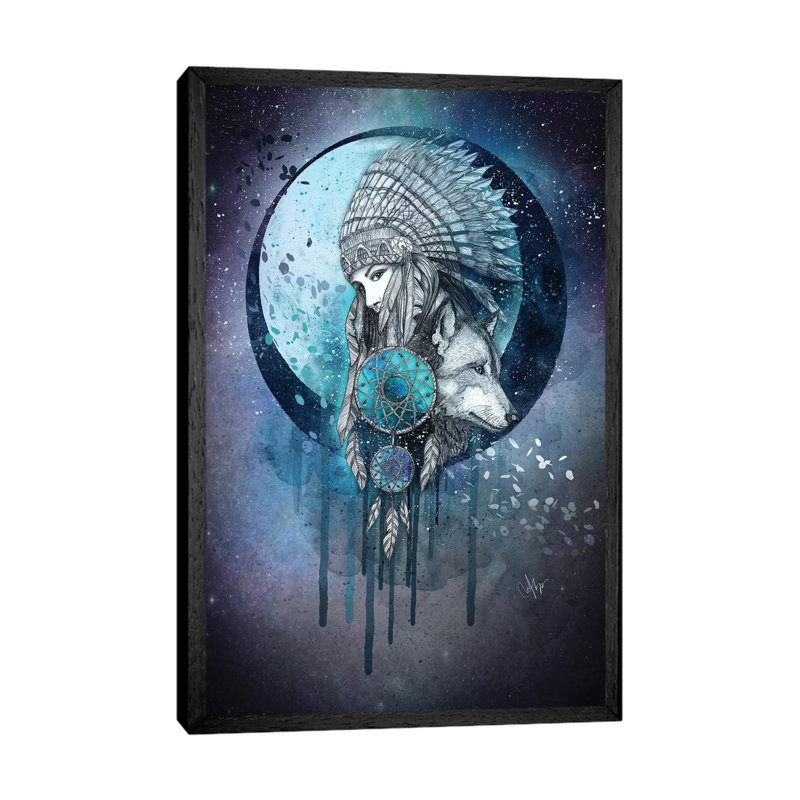 Dream Catcher by Marine Loup - Gallery-Wrapped Canvas Giclée on Canvas, 66.04 cm H x 45.72 cm W, Black Floater Frame