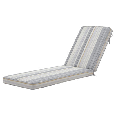 Coussin de chaise longue d'extérieur imperméable, résistant aux intempéries, remplacement de mobilier de patio, 74 x 23 x 3, ensemble de 2
