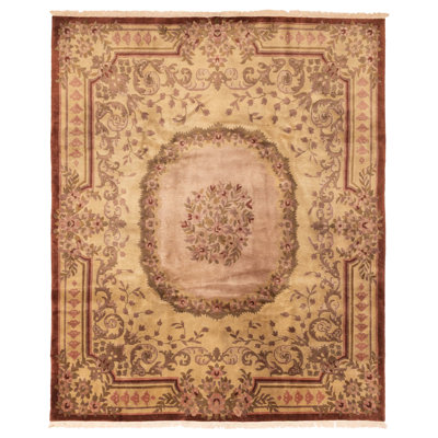 Aubusson Khaki Rug 8'1" x 9'9"