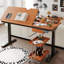 Bureau inclinable électrique en bois massif 70,87 "et hauteur réglable-810331415