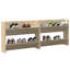 12 Pair Solid Wood Shoe Rack
