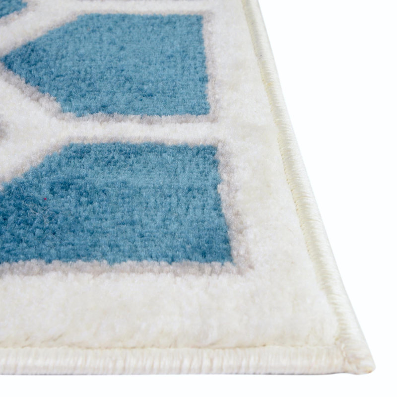 Santos Geometric Indoor Rug, Runner 2' x 13'1"