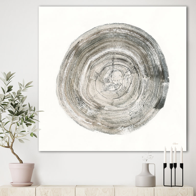 «Circle Natural Elements IV», reproduction d'art sur toile tendue, H 30 po x l 30 po x P 1 po