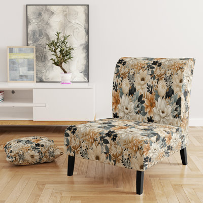 Fauteuil de chambre rembourré White Blossoms In Paradise I