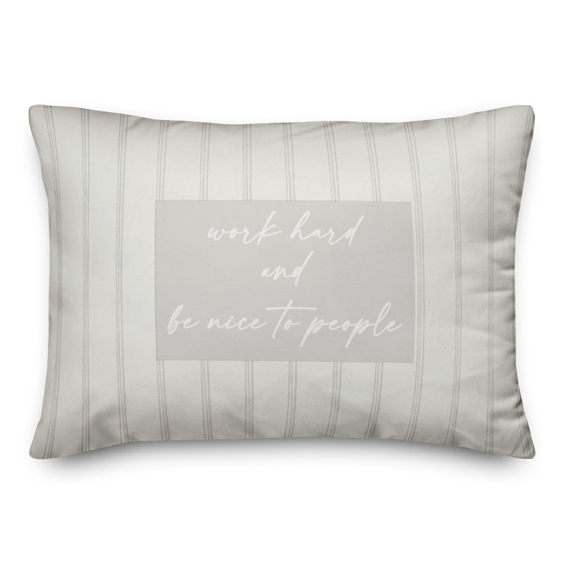  Polyester Lumbar Rectangular Indoor/Outdoor Pillow Cover & Insert