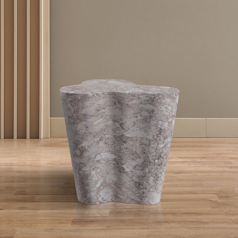 Velis Finished Concrete Indoor / Outdoor Coffee Table, Brown