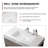 Mcauthor 35.8'' Single Bathroom Vanity with Resin Top-899685568